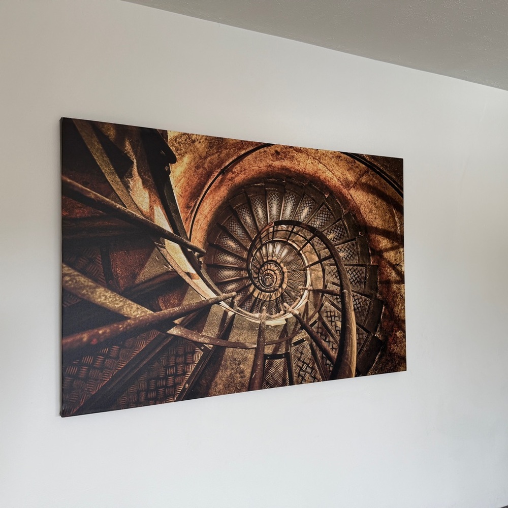Stunning 48”x32” Canvas Spiral Staircase In Paris
France 
BY: Scott Stulberg